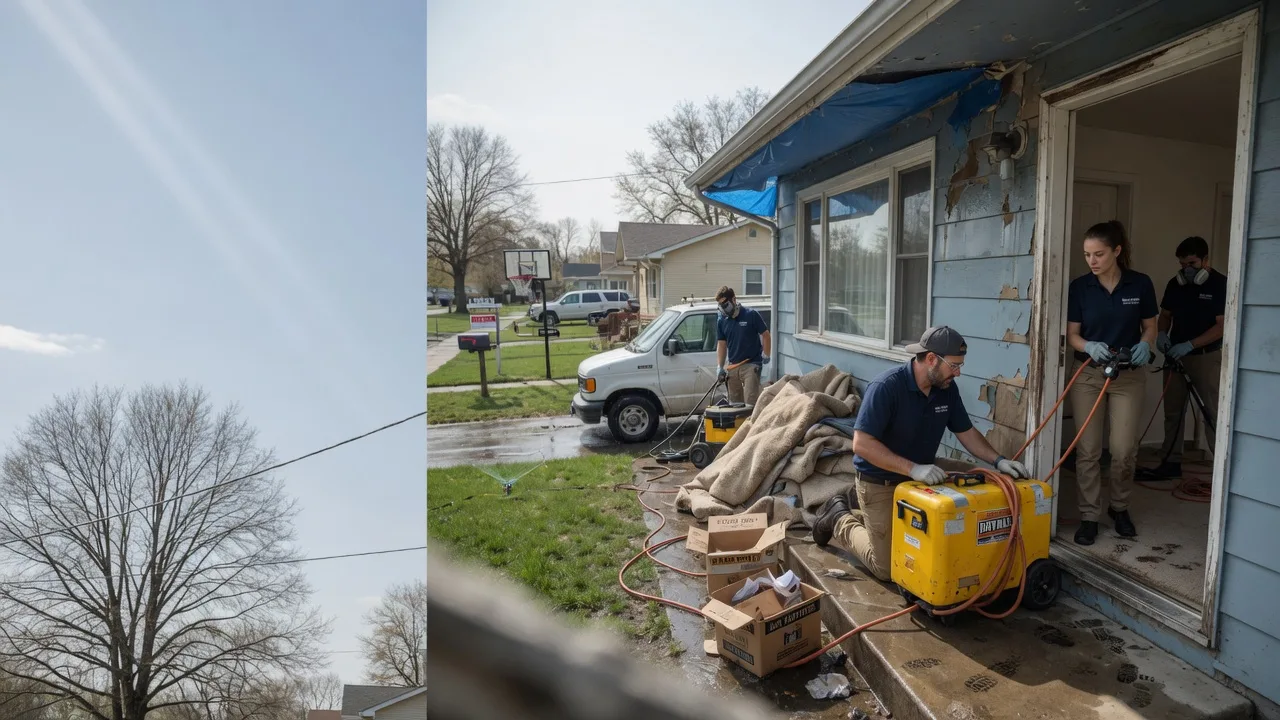 Basement Flood Cleanup in Midland, PA near me